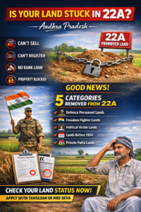 22A Land in Andhra Pradesh: Meaning, 5 Removal Categories & Complete Process Guide 2026
