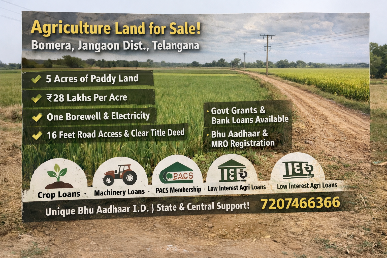 Jangaon Farmland for Sale