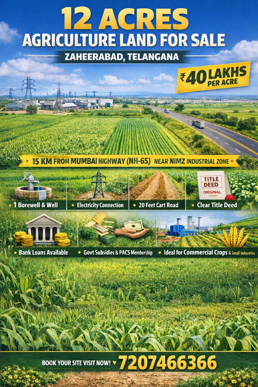 Zaheerabad Agri land for Sale