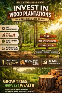 Commercial Wood Plantation Investment in India | Grow Wealth with Timber Farming