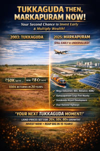 Markapuram Land Investment Opportunity vs Tukkuguda Growth Story – High ROI Real Estate in Andhra Pradesh