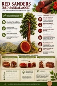 Red Sandalwood (Pterocarpus santalinus) Uses in China, Japan, India and Other Countries