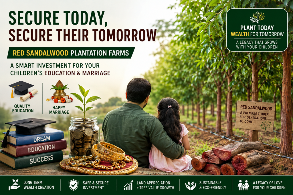 Red Sandalwood Plantation Farms Can Secure Your Children's Education and Red Sandalwood is Considered a Premium Wealth AssetMarriage Future