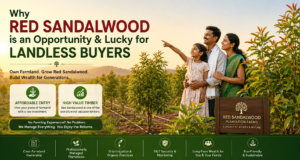 Landless buyers investing in professionally managed Red Sandalwood plantation farmland in Andhra Pradesh.