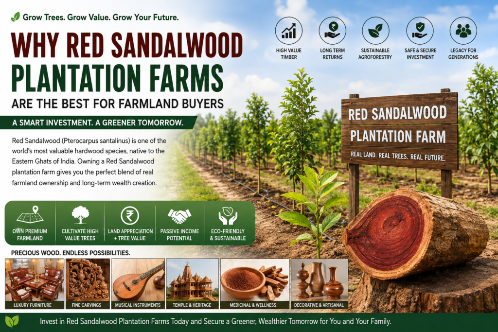 Why Red Sandalwood Plantation Farms Are the Best for Farmland Buyers