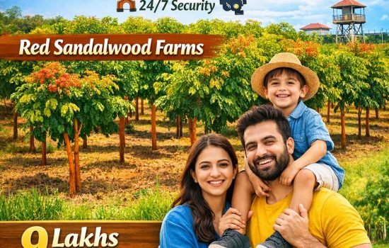 Managed Red Sandalwood Farm Investment with High Returns and Zero Maintenance in India